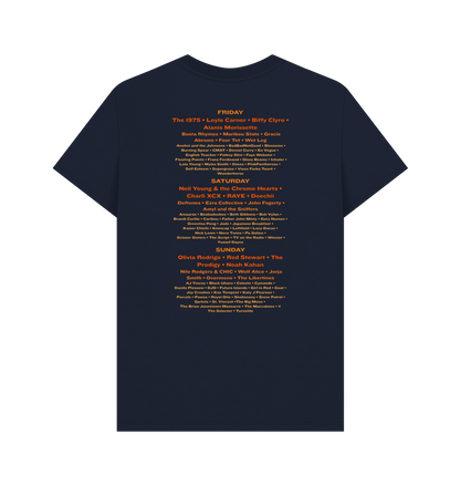 Navy Blue Printed T-shirt