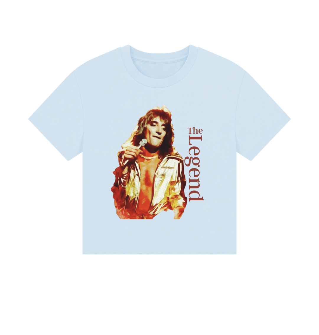 Sky Blue Printed T-shirt