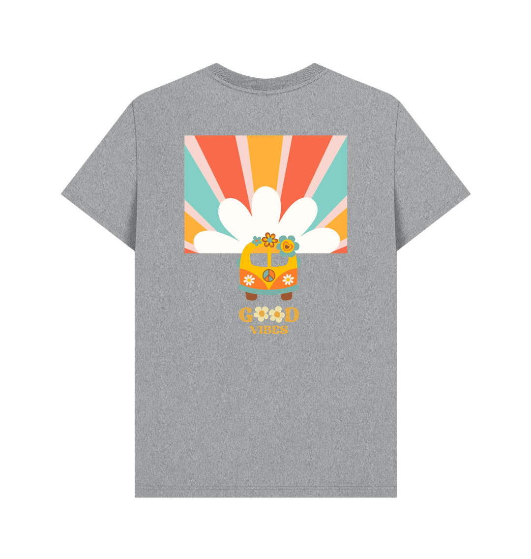 Athletic Grey Printed T-shirt